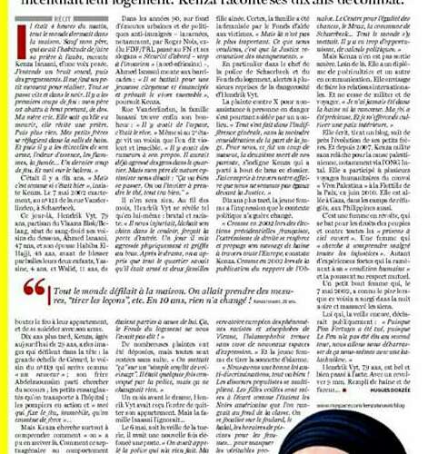 Le Soir 21/05/2012
